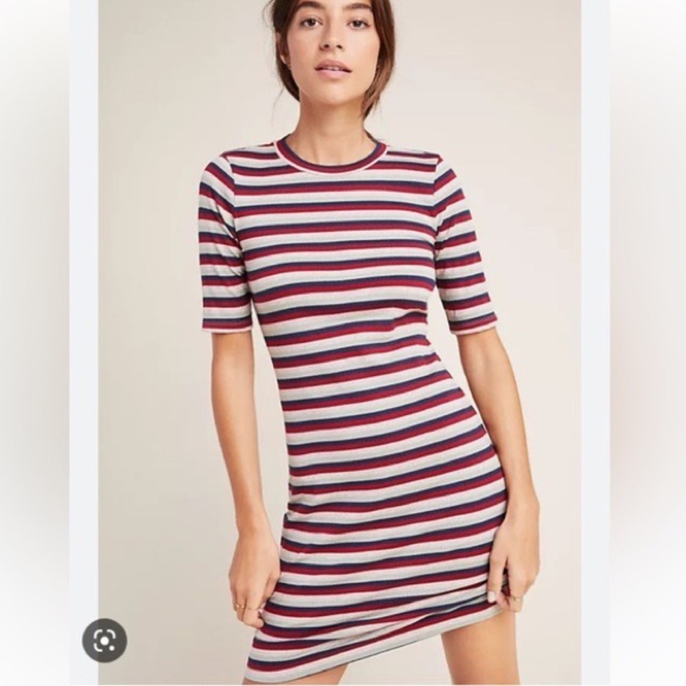 EUC: STATESIDE Ribbed Tee Mini Dress